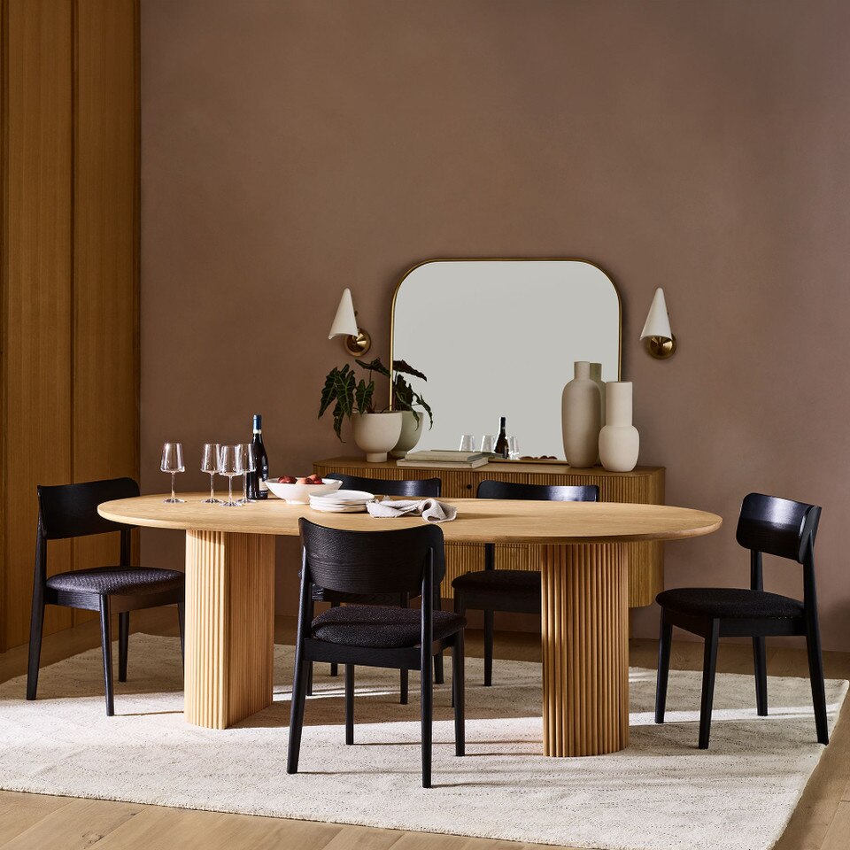 Ellington Oval Pedestal Dining Table - FSC Certified | West Elm UK